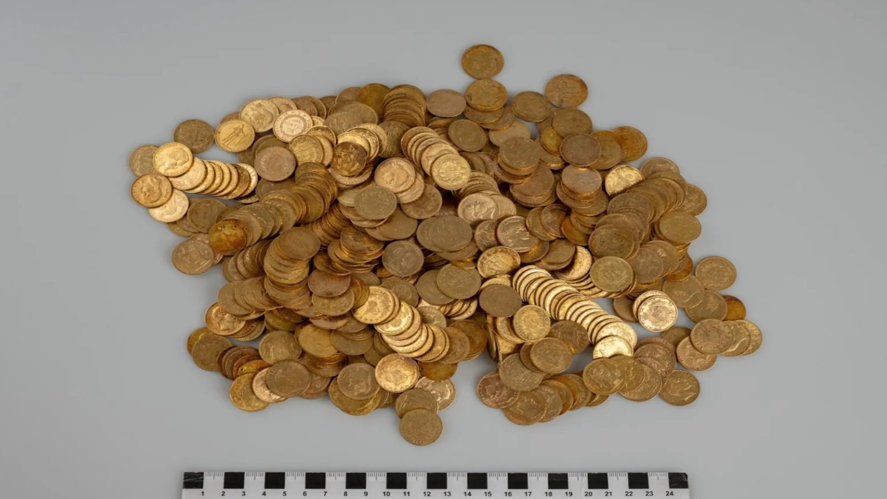 Monedas de oro. Fuente: Museo de Bohemia Oriental.