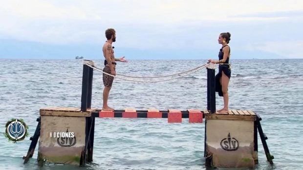 Pelayo Díaz en el puente de las emociones. (Mediaset)