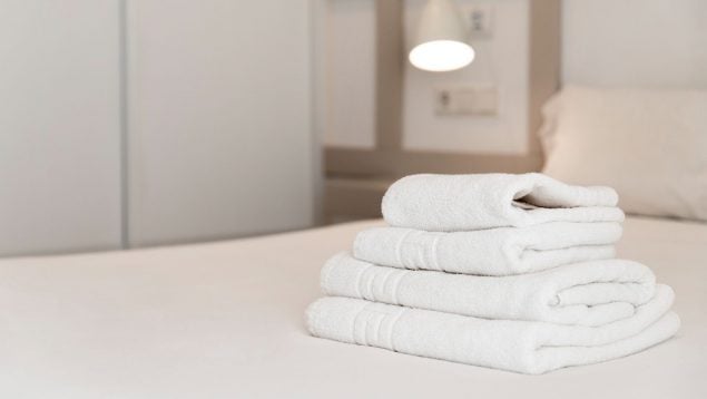 Truco, toallas, hoteles, limpieza
