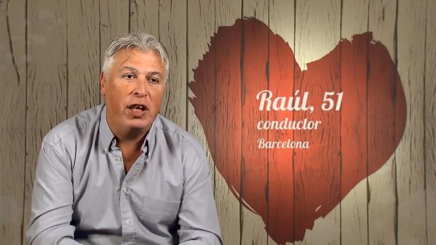 Raúl, participante de 'First Dates'. (Mediaset)