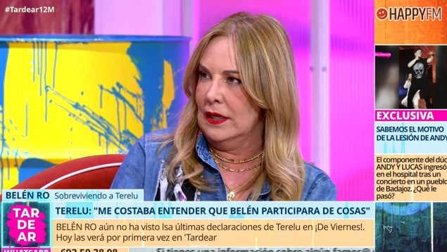 Belén Rodríguez en TardeAR. (Mediaset)