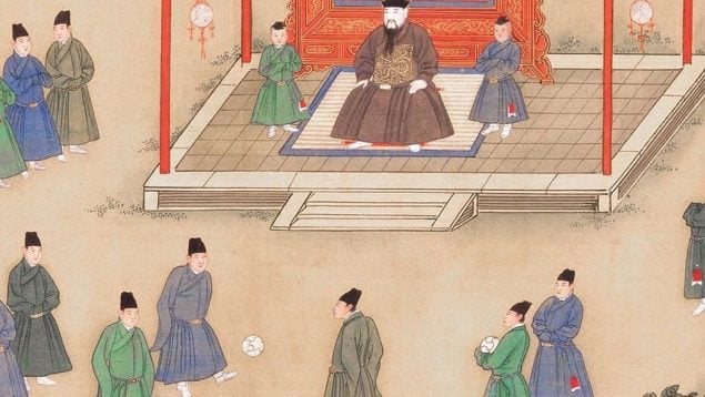 El nacimiento del fútbol antiguo en China, fútbol medieval en Asia, qué era el cuju, el cuju era el predecesor del fútbol en China.