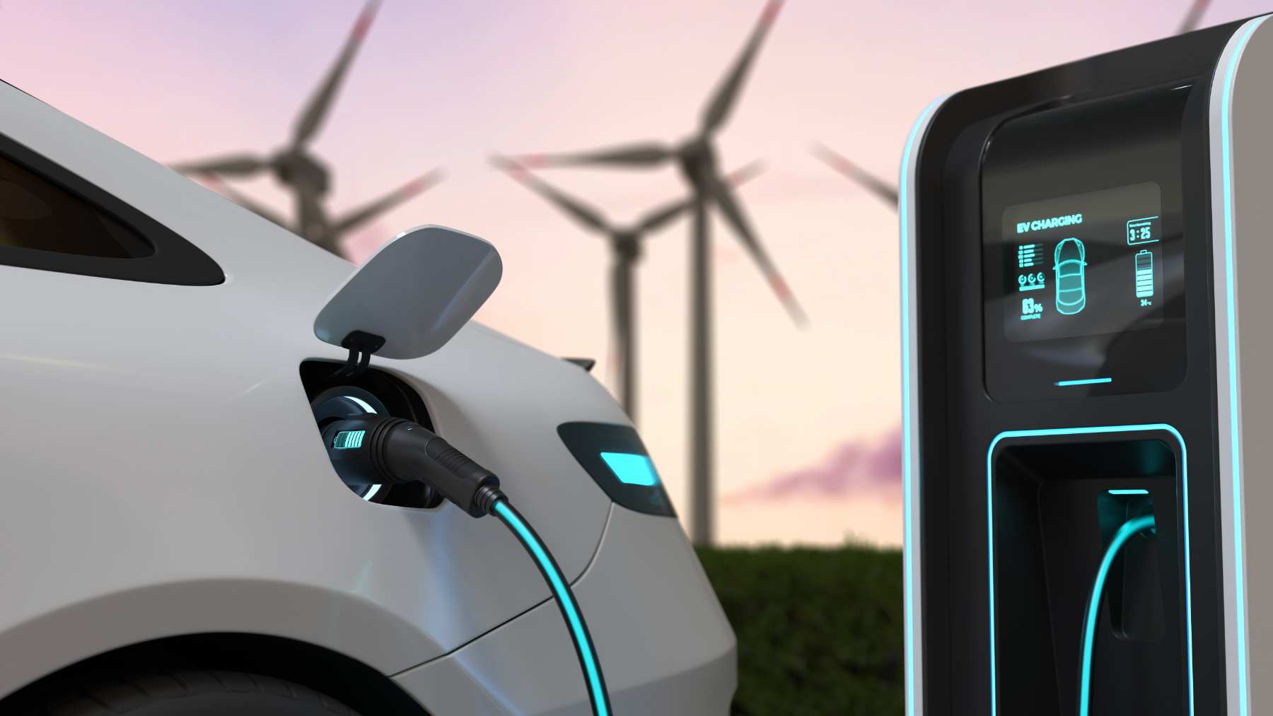 Un coche eléctrico