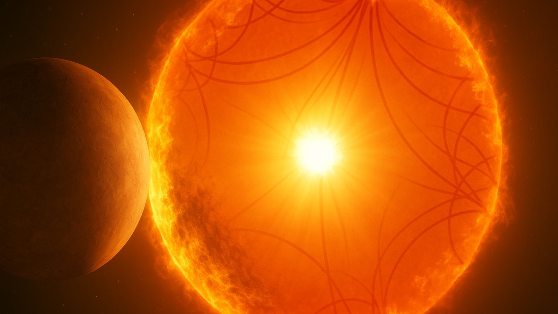 Concepto artístico de la estrella HD219134. Foto: Observatorio Keck