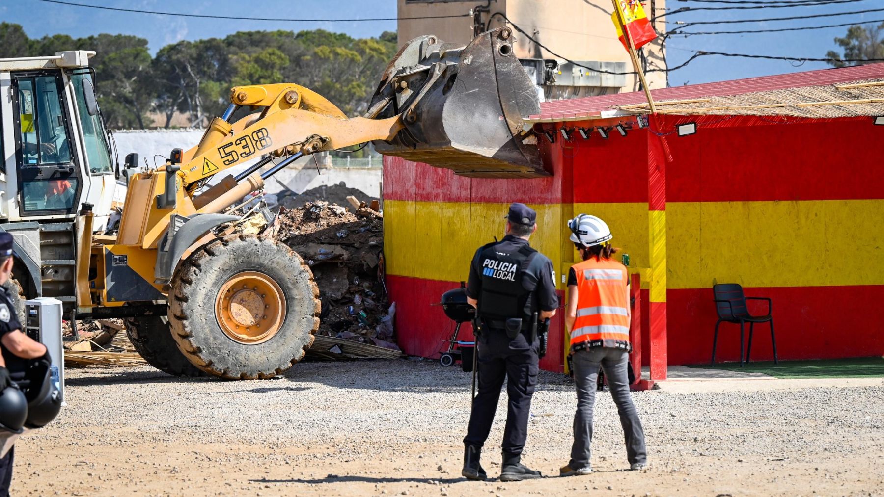 Caseta ilegal en Son Banya.