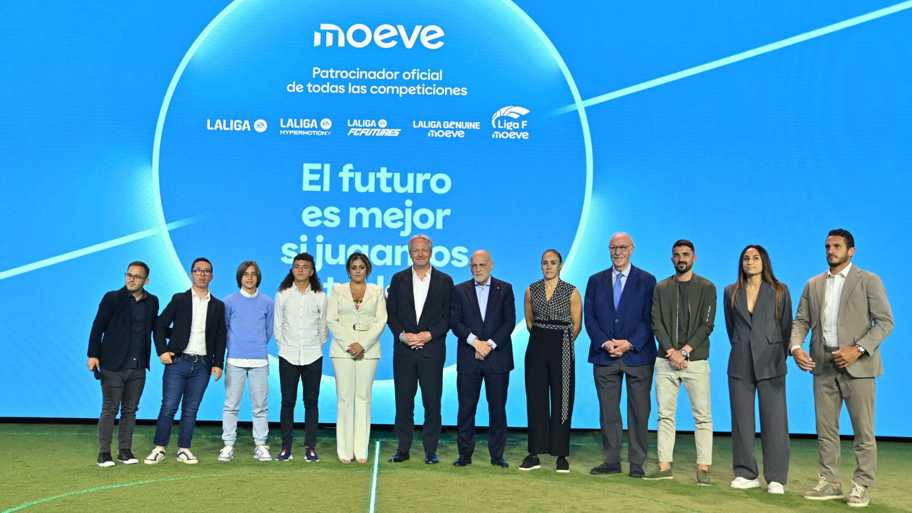 Moeve agrupa a «todo el ecosistema del fútbol español» en una alianza histórica con la Liga F y la Liga