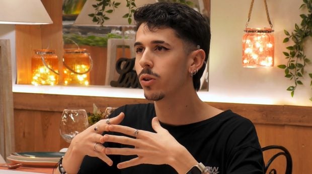 Jota en First Dates. (Mediaset)