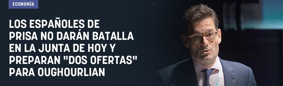 Los españoles de Prisa no darán batalla en la Junta de hoy y preparan dos ofertas para Oughourlian