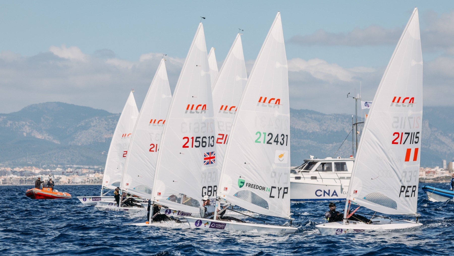 Una de las regatas de ILCA 7 disputadas en la pasada edición del Trofeo Princesa Sofía Mallorca.