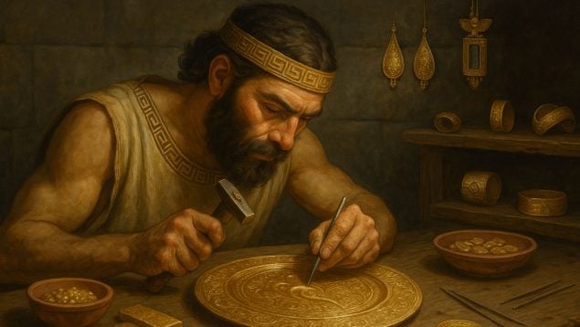 Oro, Grecia, descubrimientos