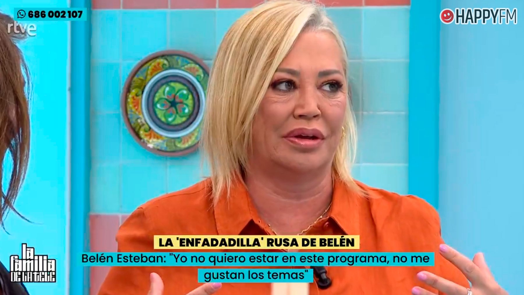 Belén Esteban amenaza con dejar ‘La familia de la tele’: «No me encuentro bien aquí»