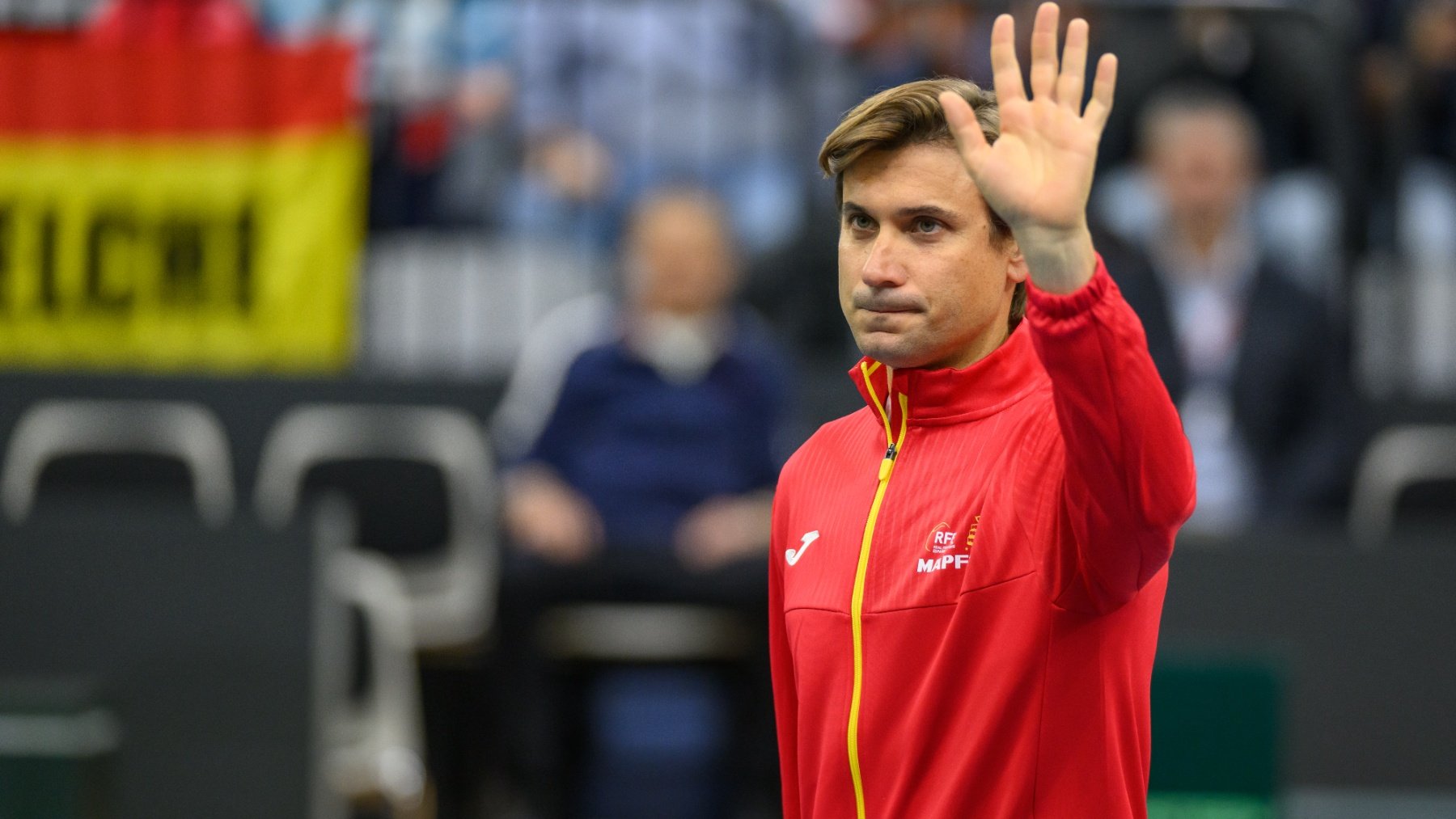 David Ferrer, capitán de España. (Getty)