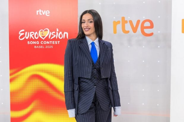 Chanel Terrero en la rueda de prensa de RTVE para Eurovisión 2025. (Foto: Gtres)