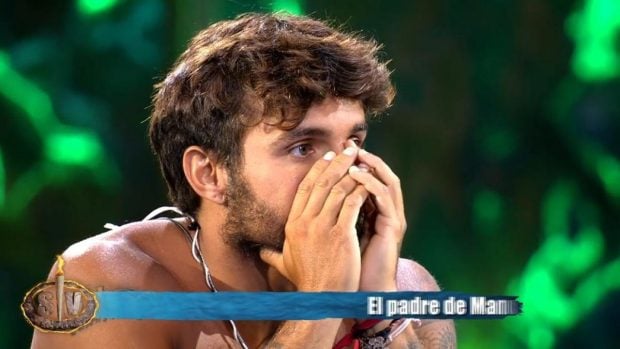 Manuel González en el plató de Supervivientes 2025. (Mediaset)