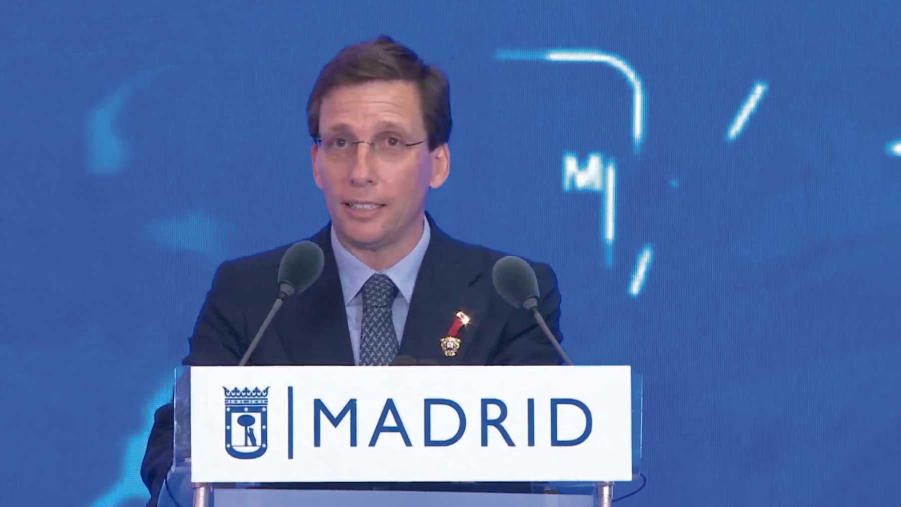 Almeida, en su discurso en las medallas de San Isidro.