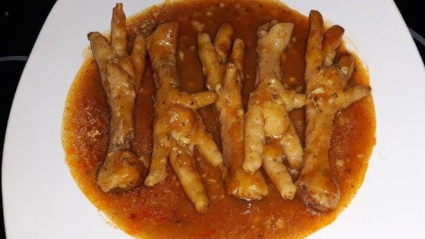 Patas de pollo