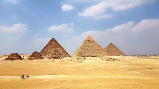 Gran Pirámide de Guiza, descubrimiento, Egipto