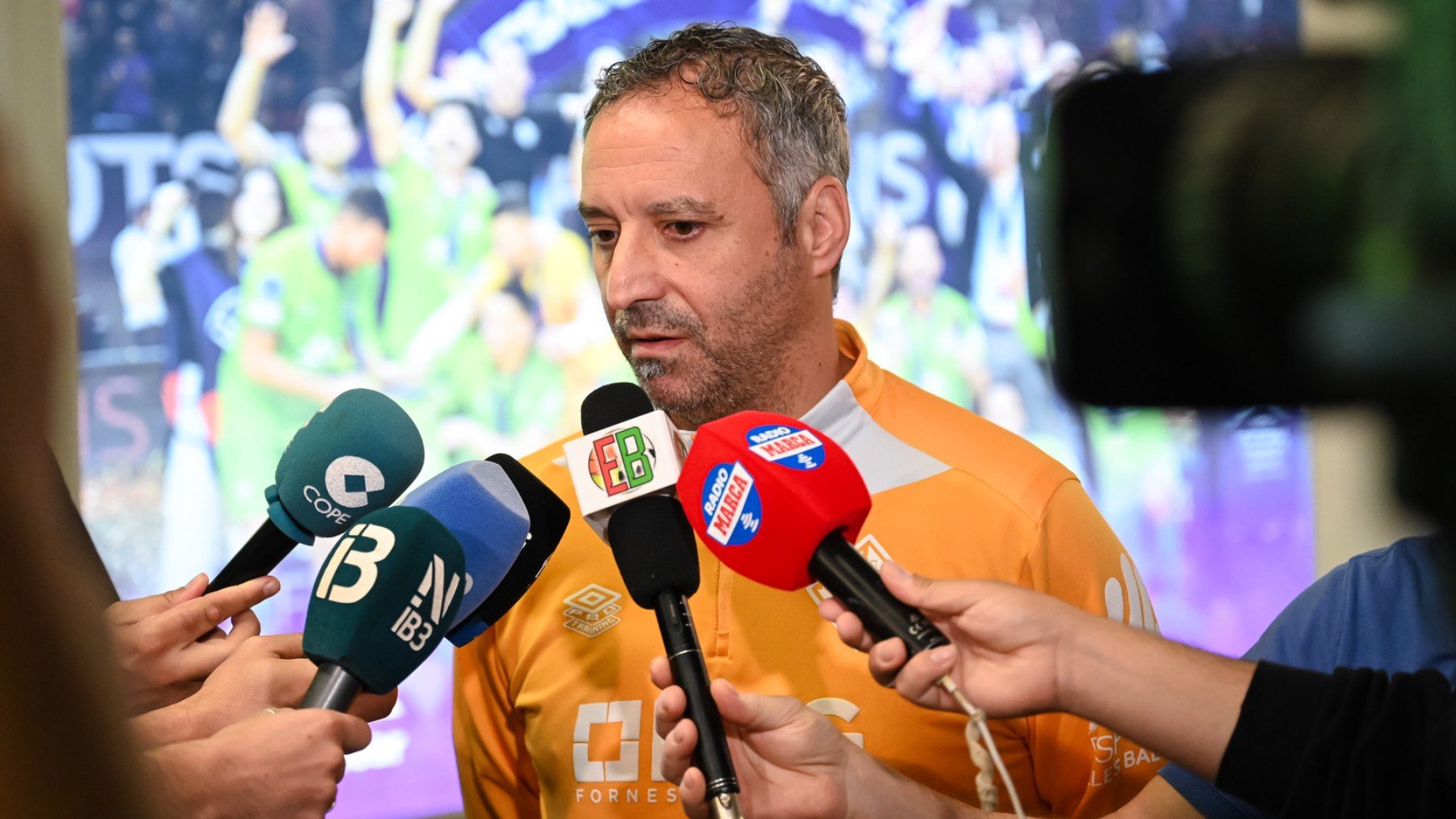 Vadillo, en la rueda de prensa.