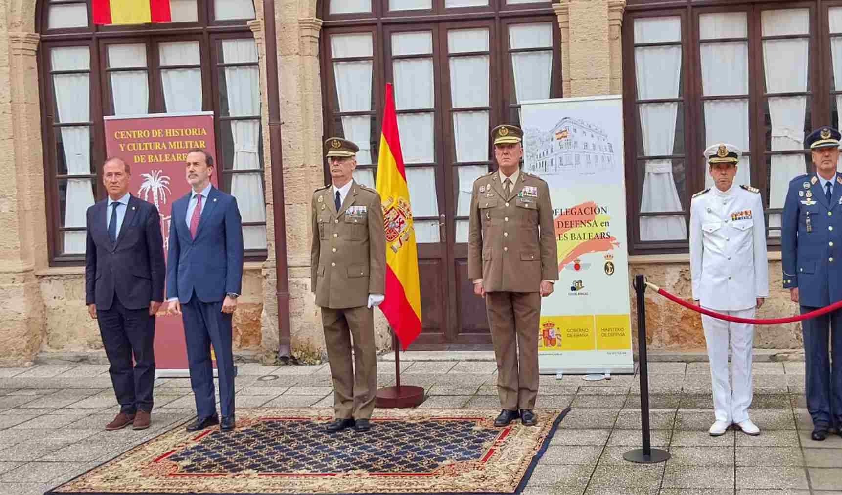 Autoridades militares y civiles celebran el Día de la Delegación de Defensa en Baleares