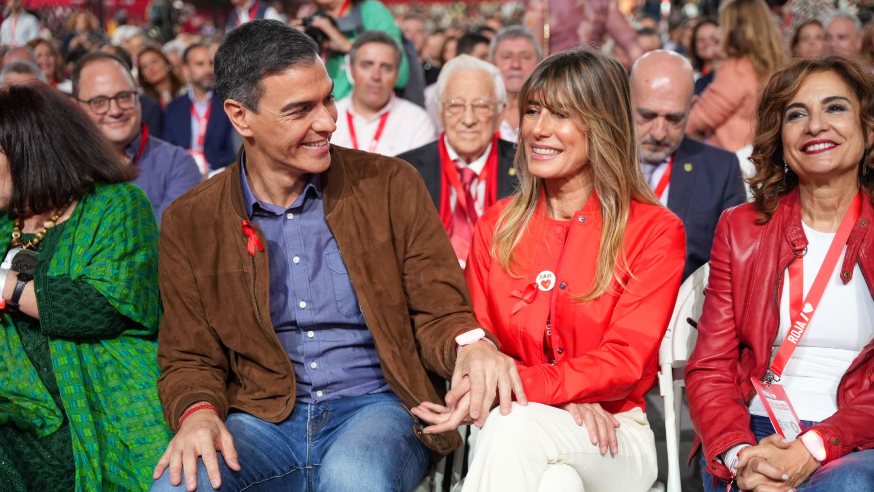 Pedro Sánchez y Begoña Gómez. (EP)