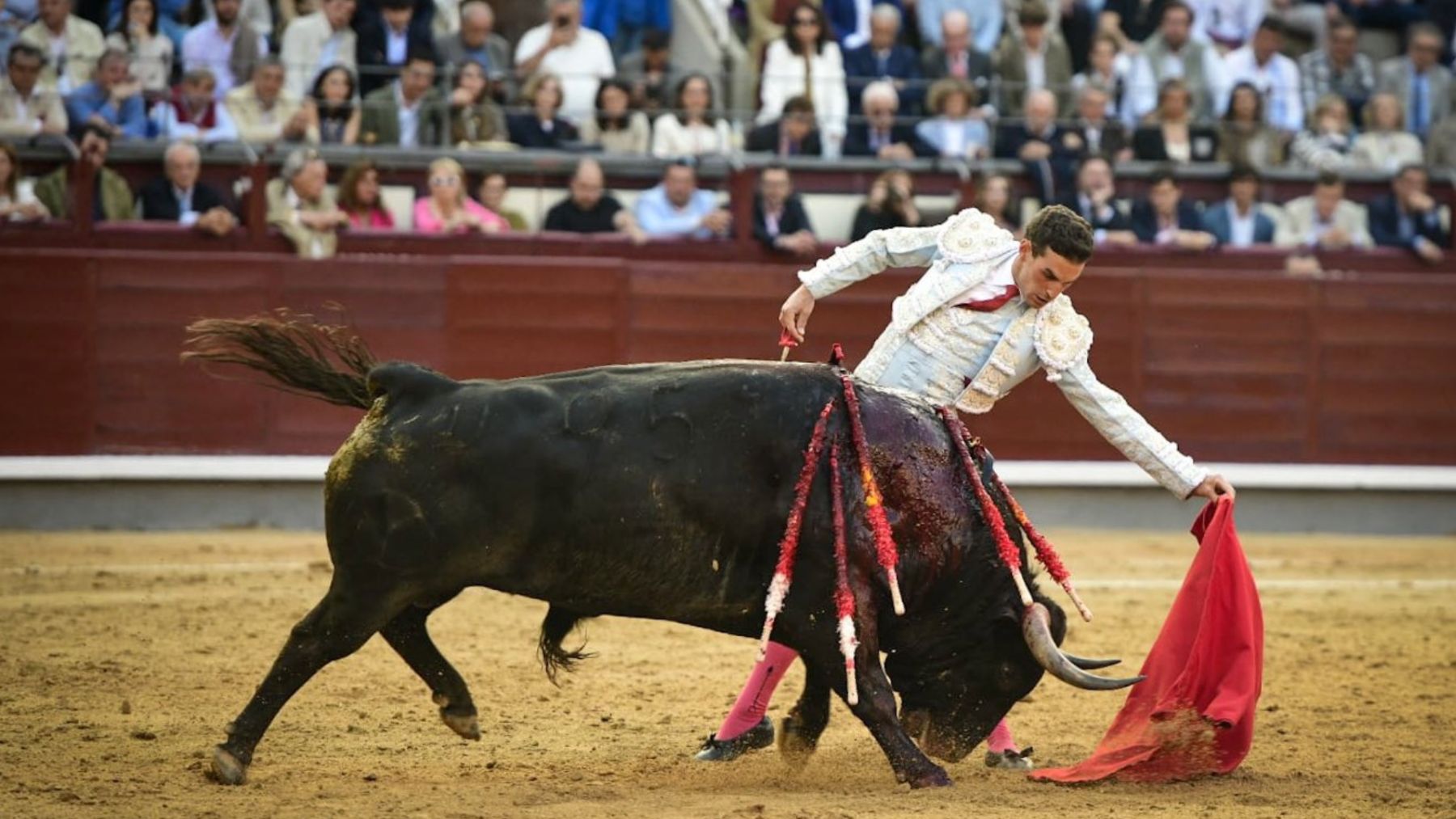 La espada aleja a Fernando Adrián de la Puerta Grande tras una faena impecable a un gran toro de Victoriano del Rio