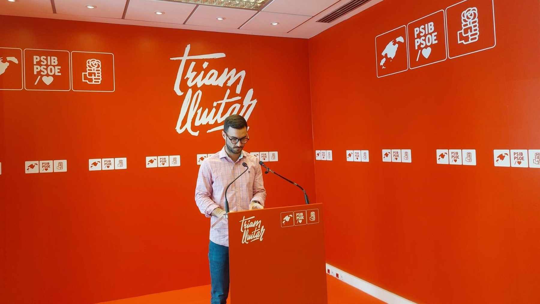 El nuevo portavoz del PSOE balear, Rubén Castro.