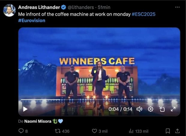 Meme de Eurovisión en X
