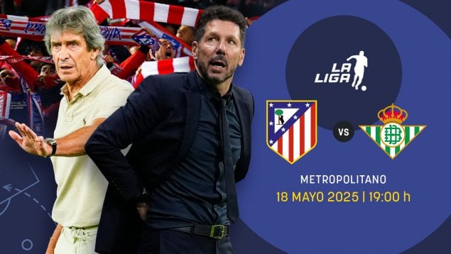 Atlético-Betis: tercer puesto y Champions en juego