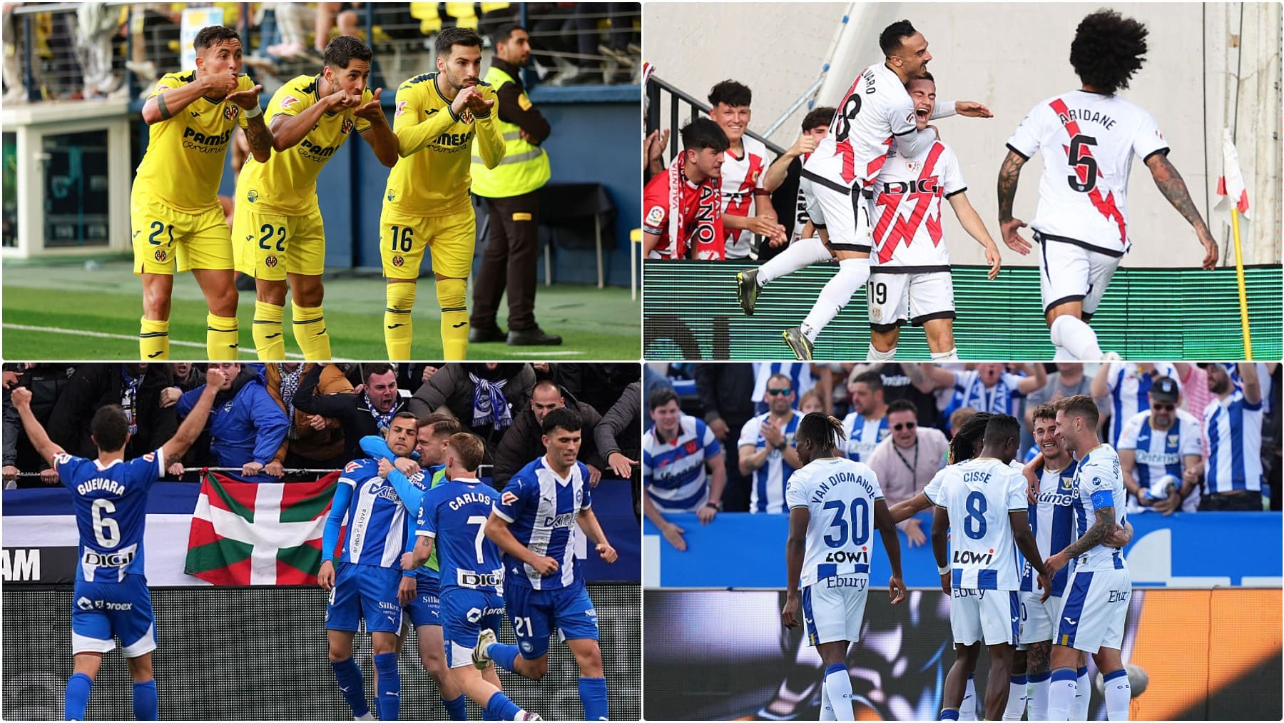 La Liga está que arde: las cuentas de los equipos para Europa y el descenso en la penúltima jornada