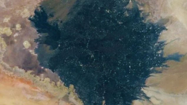 Mancha negra NASA