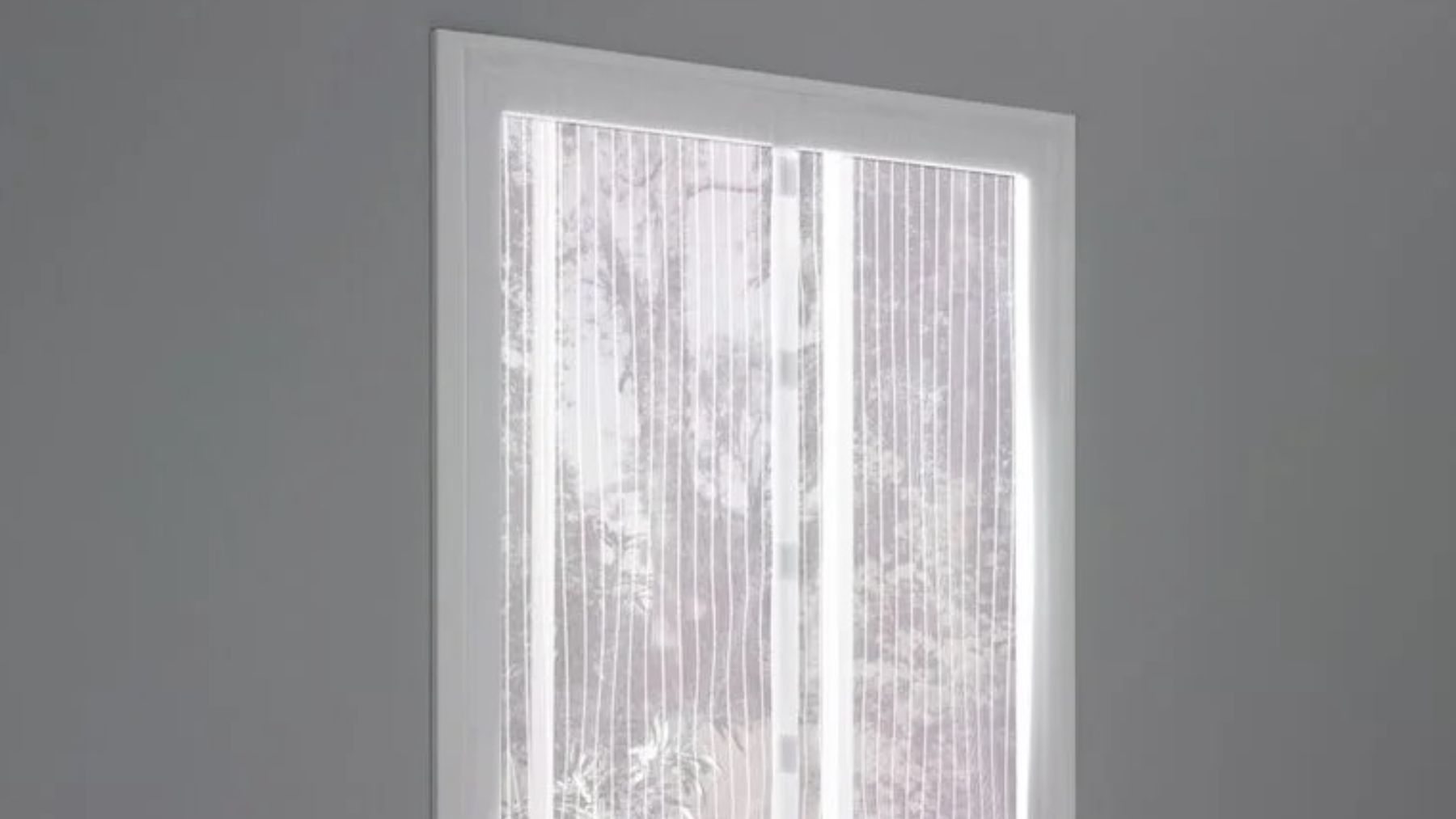 Mosquitera para puertas de Lidl.