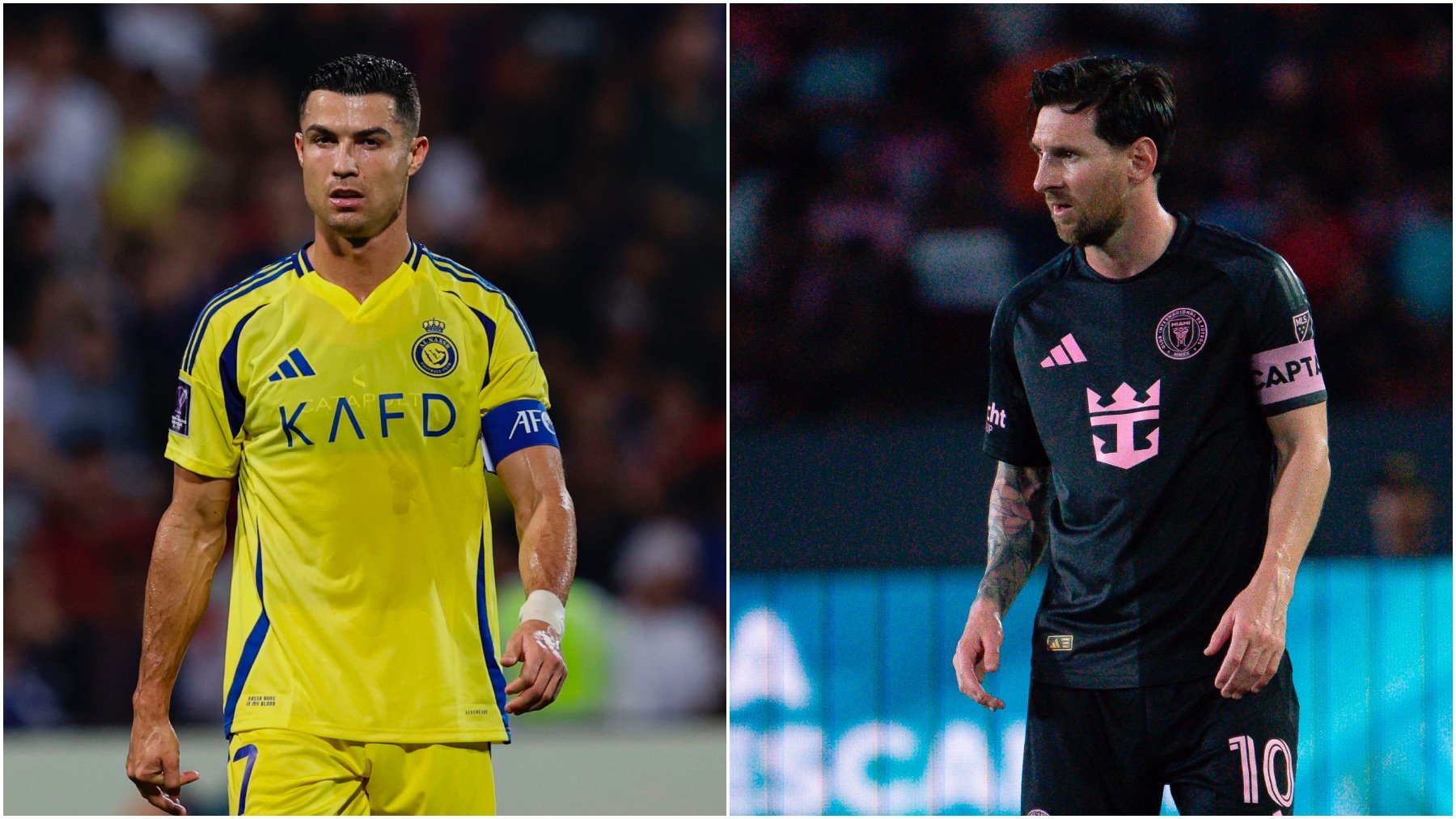 Cristiano Ronaldo y Leo Messi (EFE)