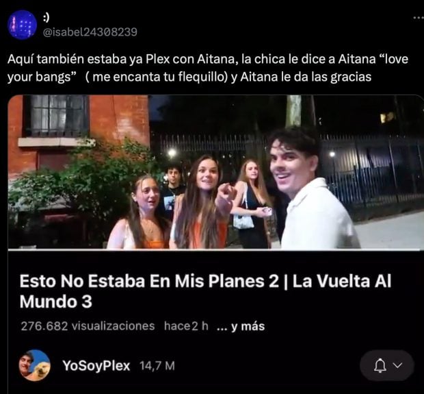 Comentario de un seguidor. (X)