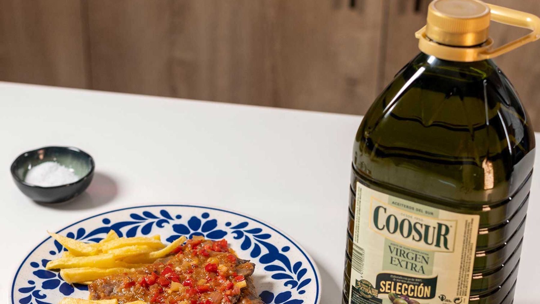 Garrafa de AOVE Coosur.