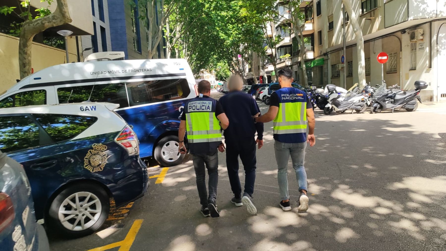 Imagen del detenido.