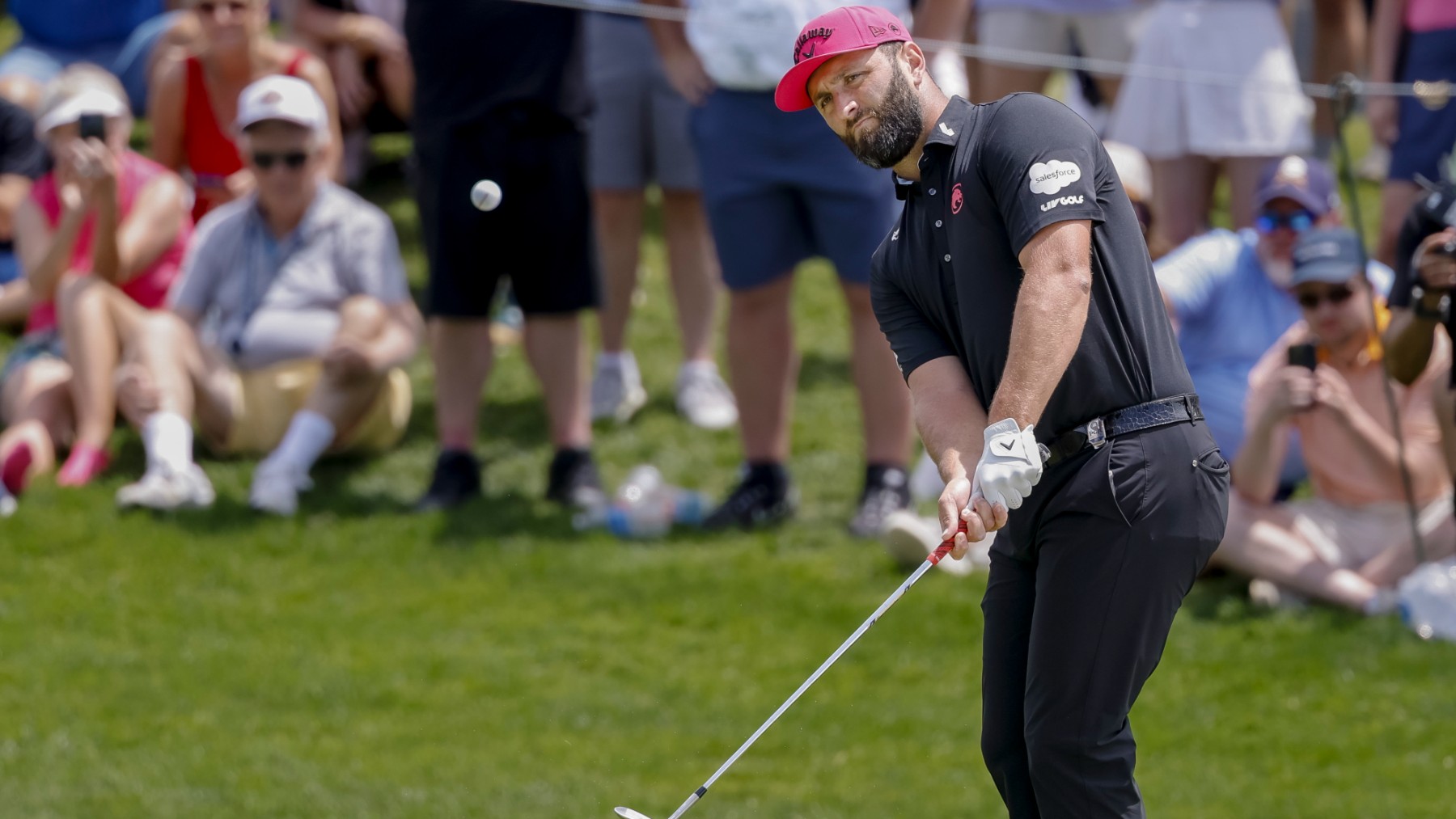 Jon Rahm durante la última jornada del PGA. (EFE)