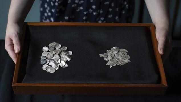 Tesoro de monedas encontrado en Inglaterra