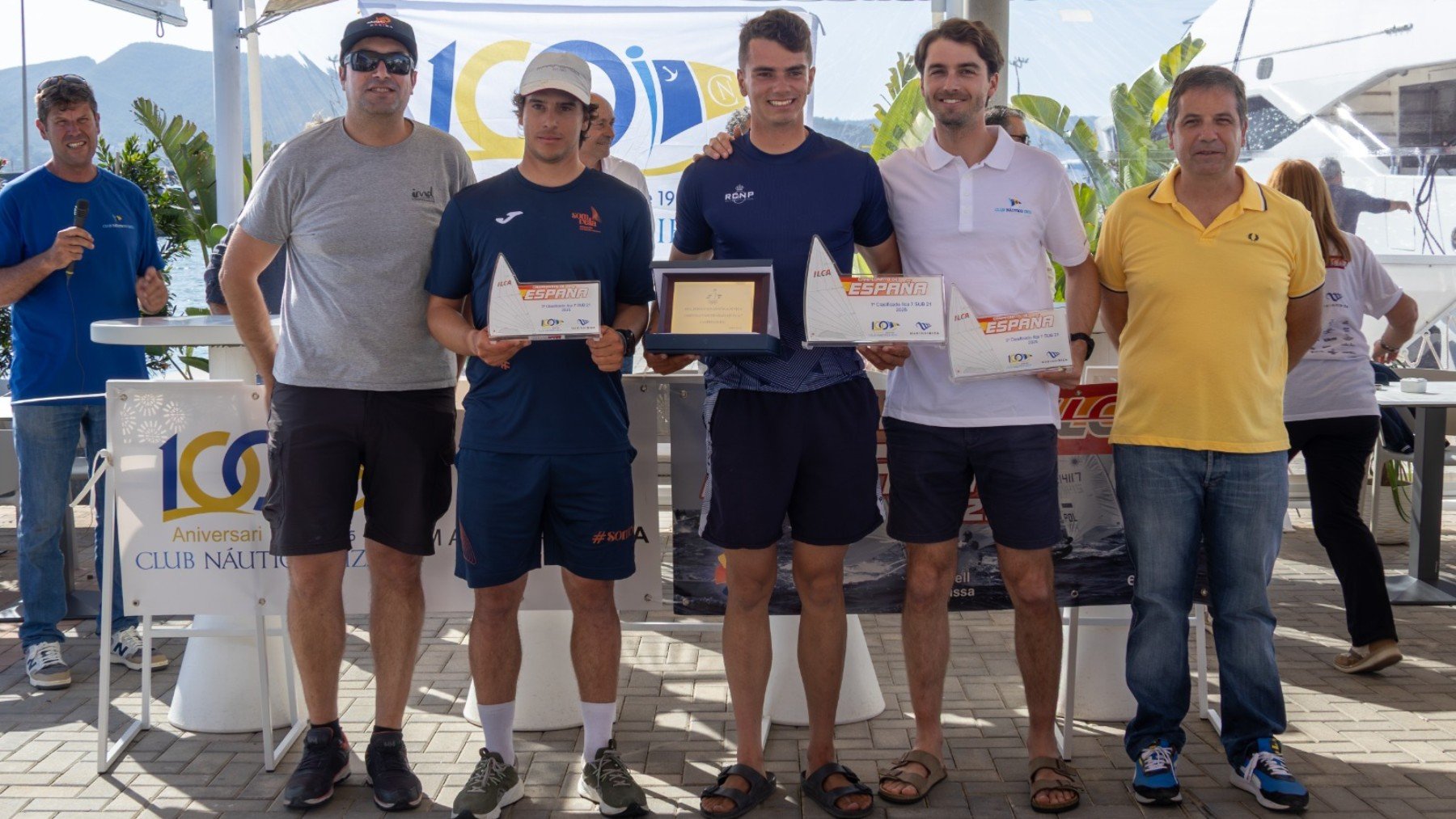 Podio final del Campeonato de España.