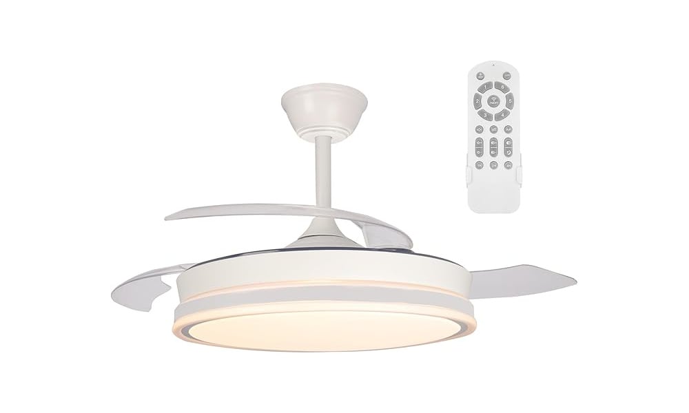 Ventilador- con aspas retráctiles