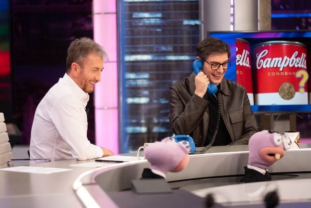 Juanra Bonet y Pablo Motos en El Hormiguero (Atresmedia).
