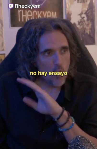 Joaquín Padilla, cantante de 'La Ruleta de la Suerte'. (Twitch)