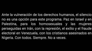 Mensaje de Telemadrid en respuesta a RTVE.