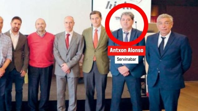 Antxon Alonso, Santos Cerdán, amigo, Pamplona, Servinabar