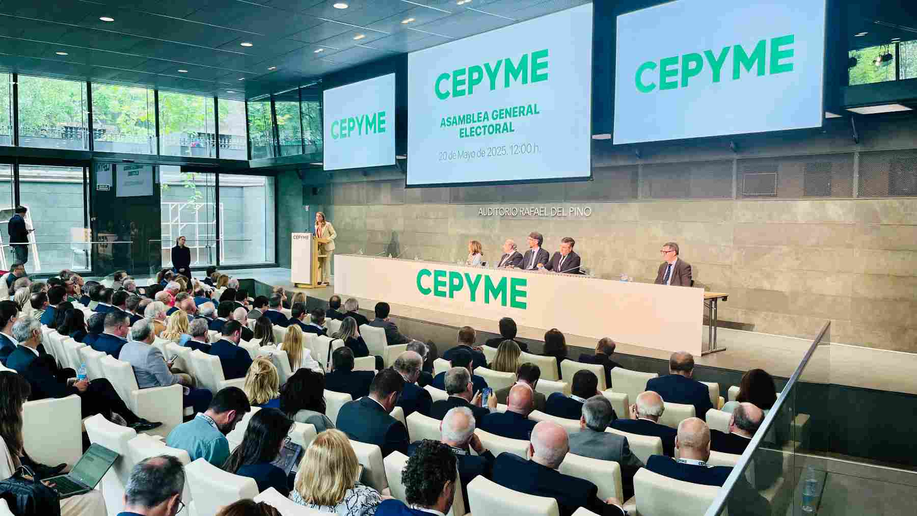 Asamblea General Electoral de la Confederación Española de la Pequeña y Mediana Empresa (CEPYME).