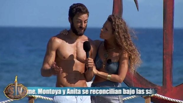 Borja se sincera con Laura Madrueño. (Mediaset) 