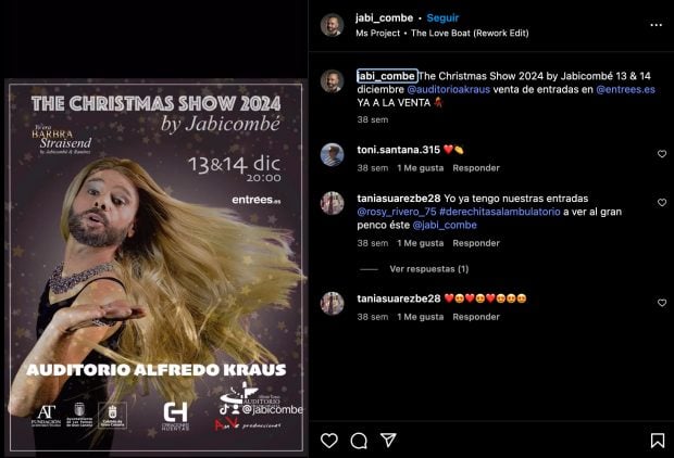 Jabicombé en su cuenta de Instagram.