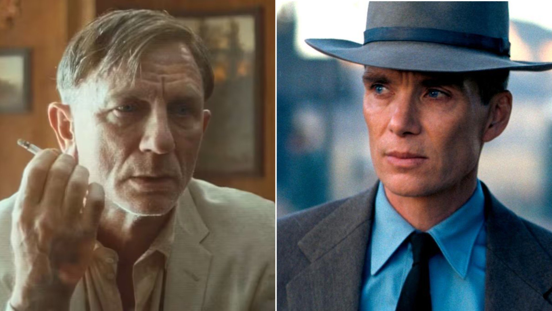 Daniel Craig en ‘Queer’ (Fremantle Media North America) y Cillian Murphy en ‘Oppenheimer’ (Universal Pictures).