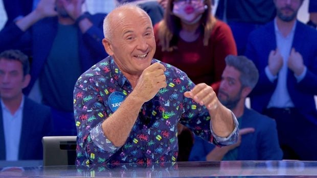 Xavier Deltell en el plató de Pasapalabra (Atresmedia).