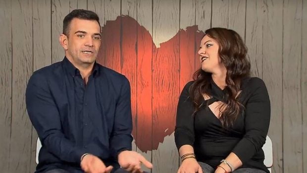 Mariano y Silvia en 'First Dates'. (Mediaset)