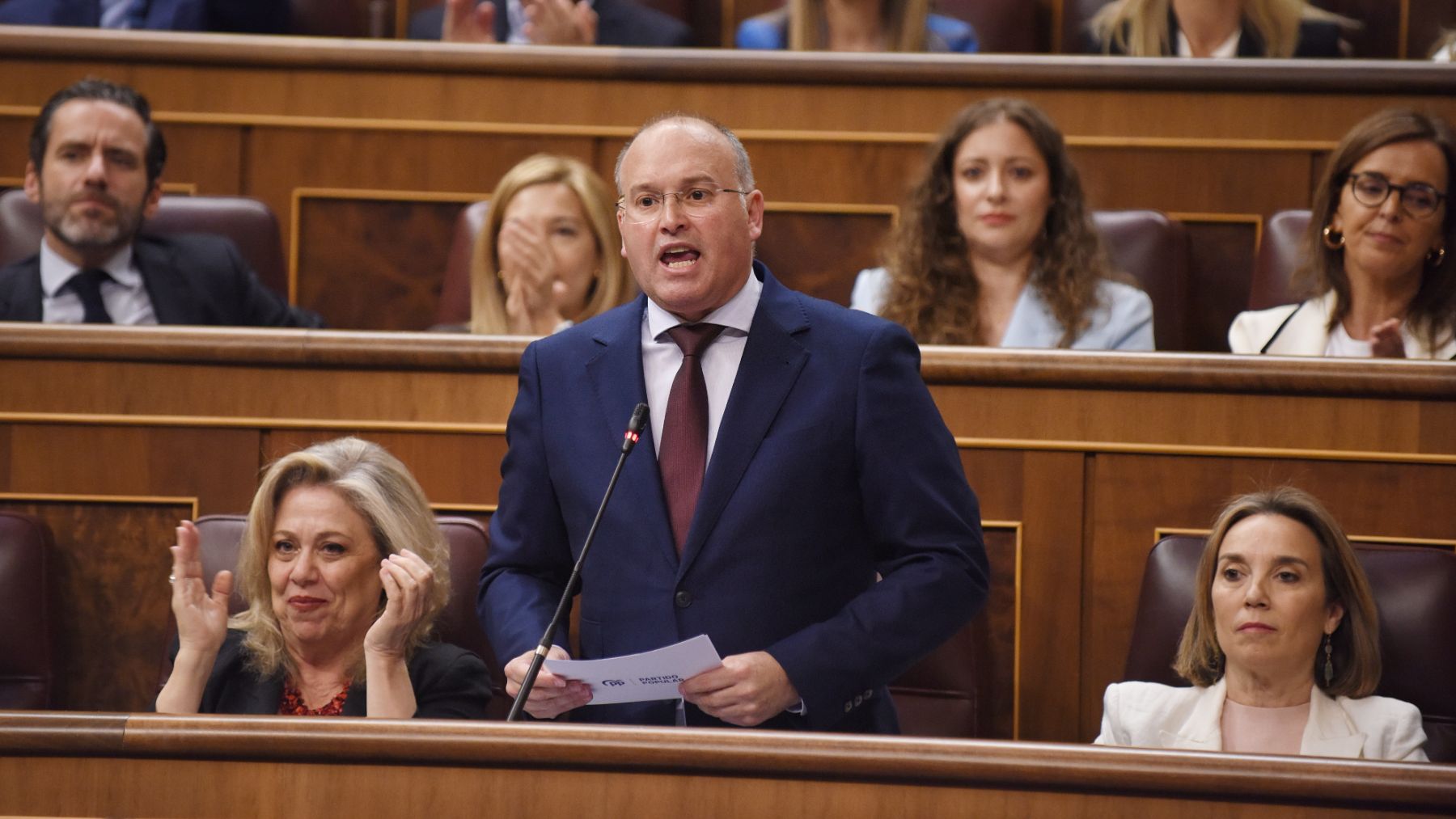 Miguel Tellado, portavoz del GPP en el Congreso. (EP)